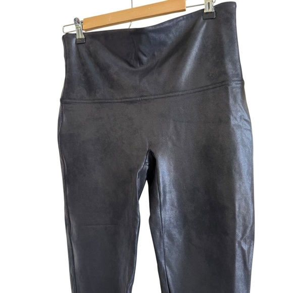 Spanx Faux Leather Leggings Sz 1X petite tall - Picture 3 of 7